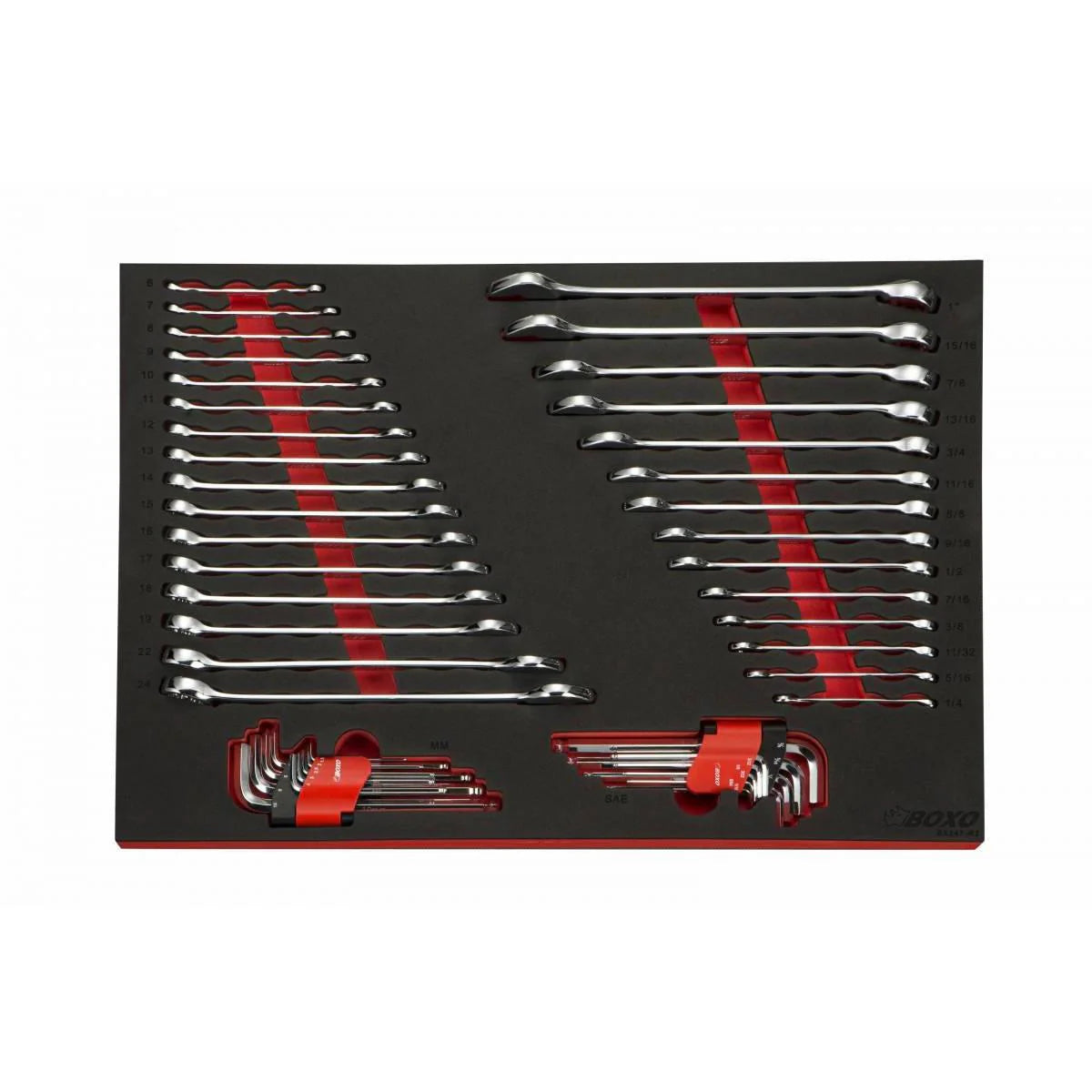 Superior Master Tool Set | 452-Piece Metric and SAE Master EVA Foam Tool Set