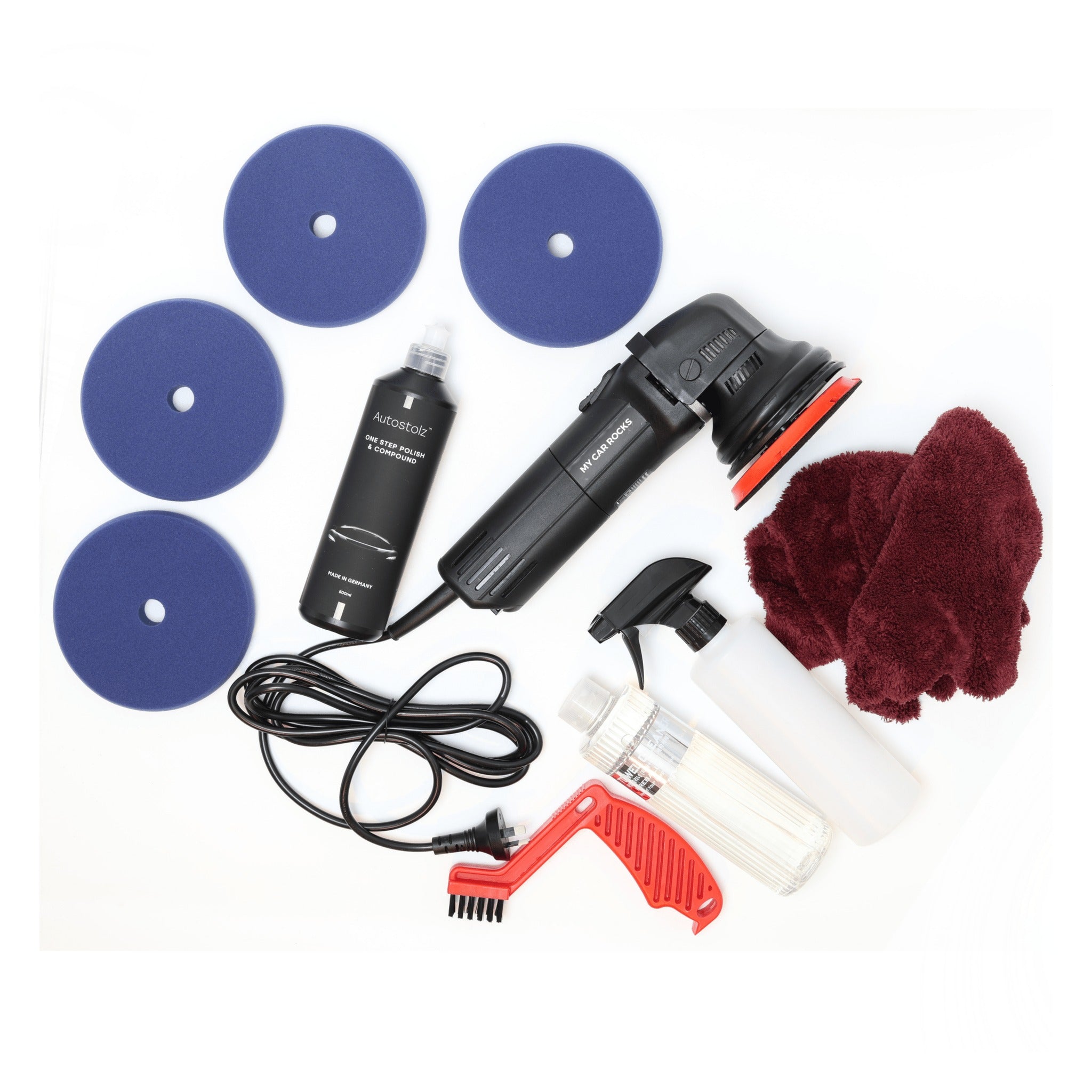 RockCar 12 Complete Paint Correction Kit – Hard Paint