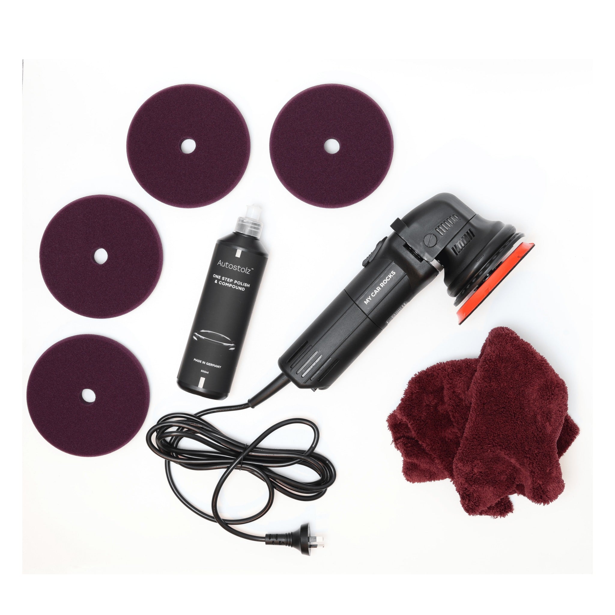 RockCar 12 Paint Correction Kit – Medium Paint