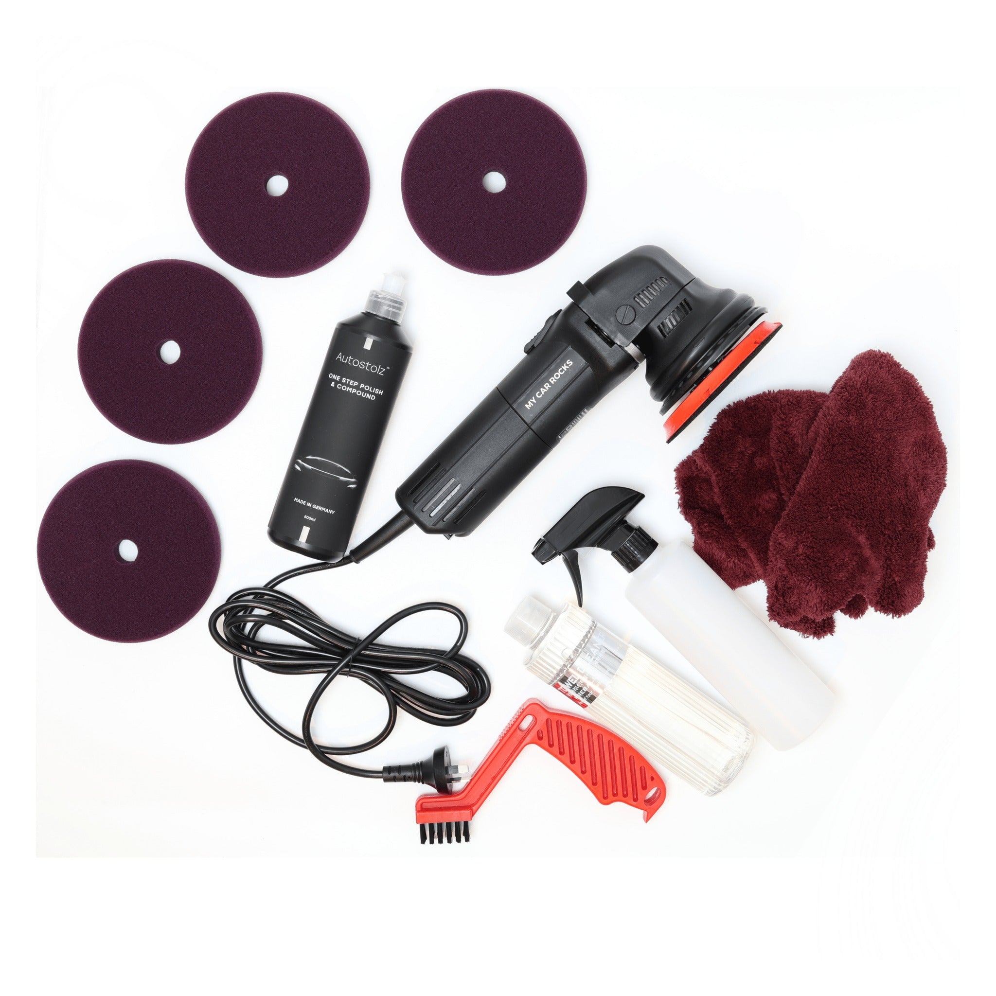 RockCar 12 Complete Paint Correction Kit – Medium Paint