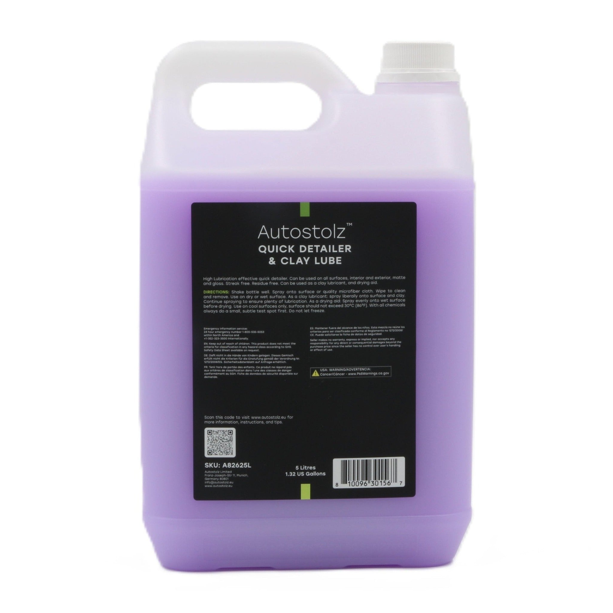 Autostolz Quick Detailer & Clay Lubricant 5 litre
