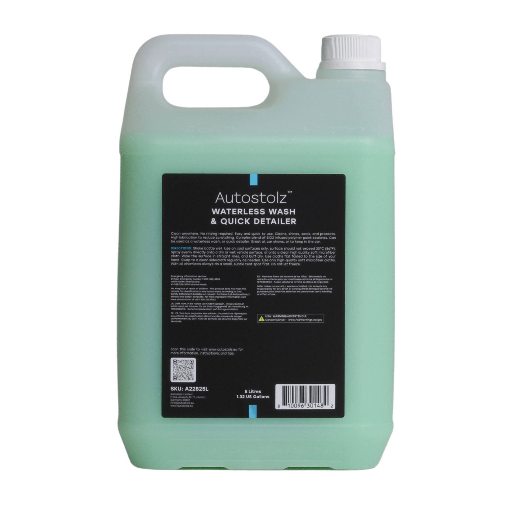 Autostolz SiO2 Waterless Wash & Quick Detailer 5 litre