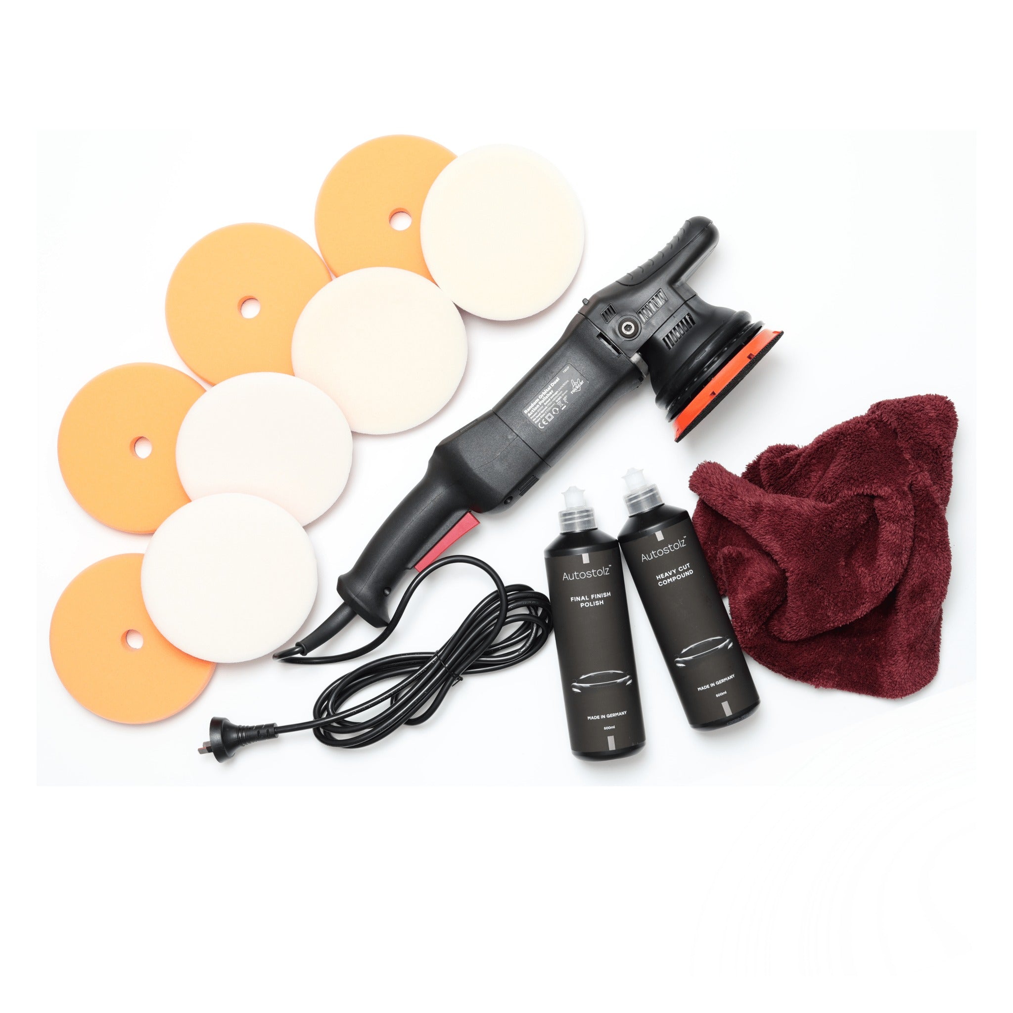 RockCar 15mm DA Two-Step Paint Correction Kit