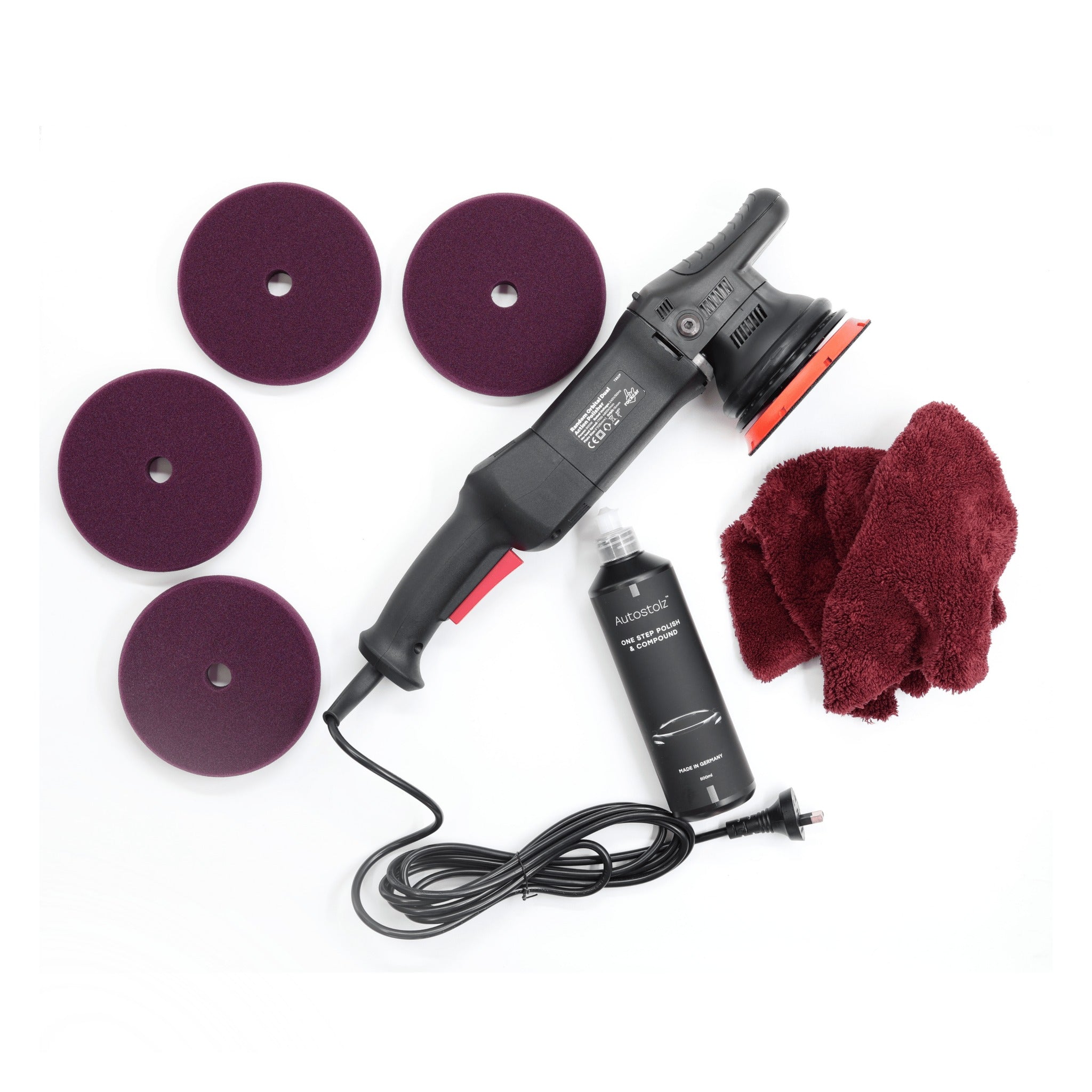 RockCar 15mm DA One-Step Kit for Medium Paint