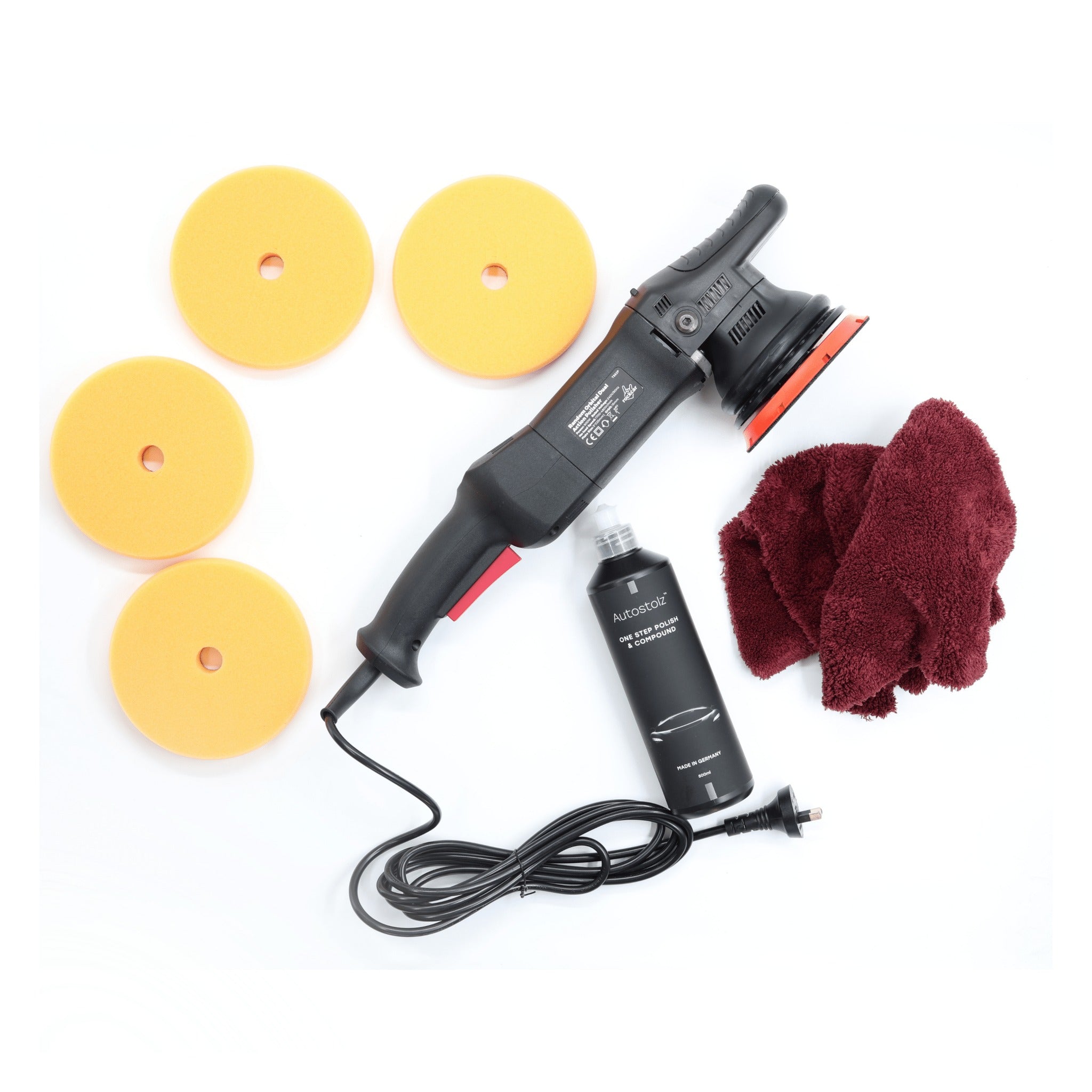RockCar 15mm DA One-Step Kit for Soft Paint