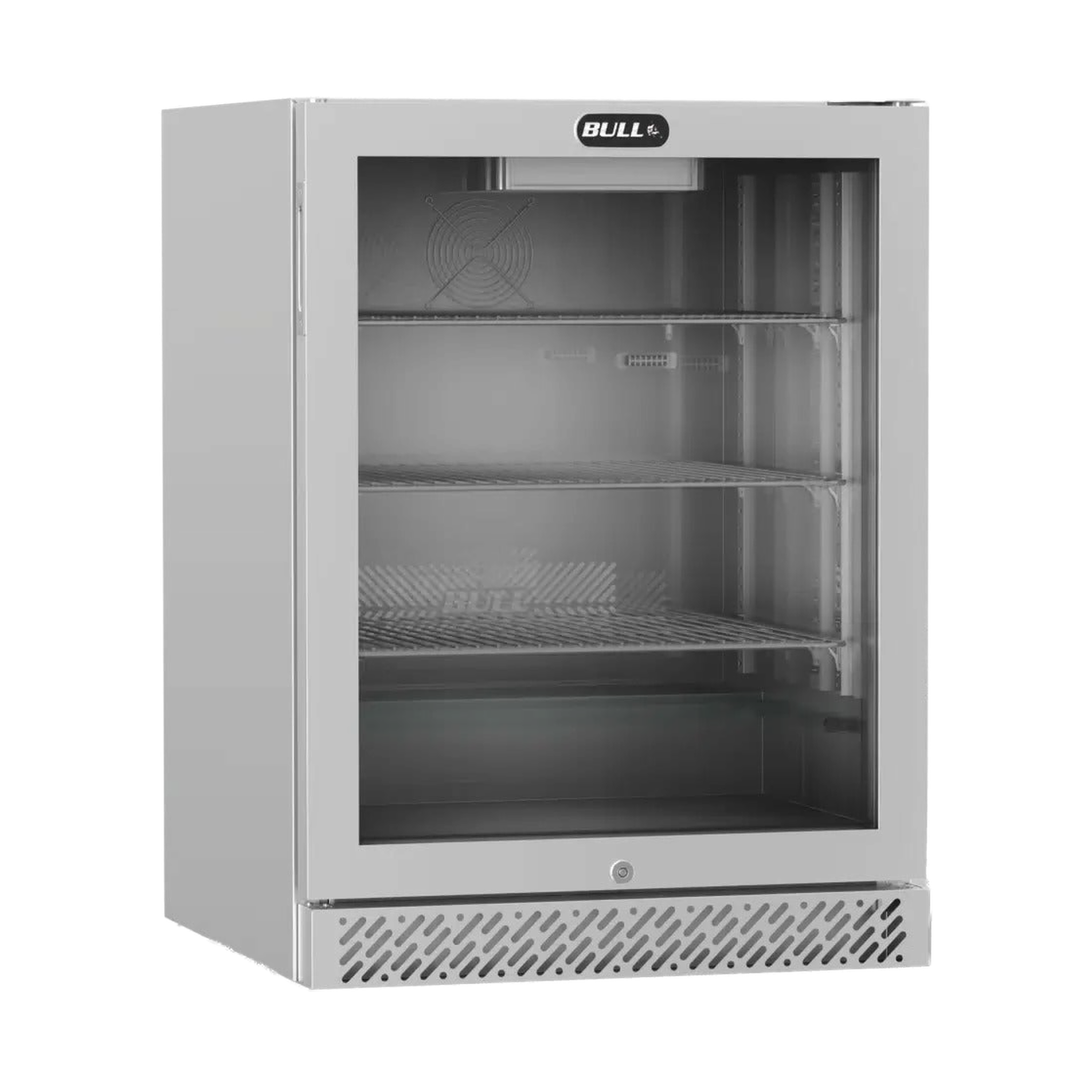 Bull Premium 139L Outdoor Glass Door Fridge – transparent product view