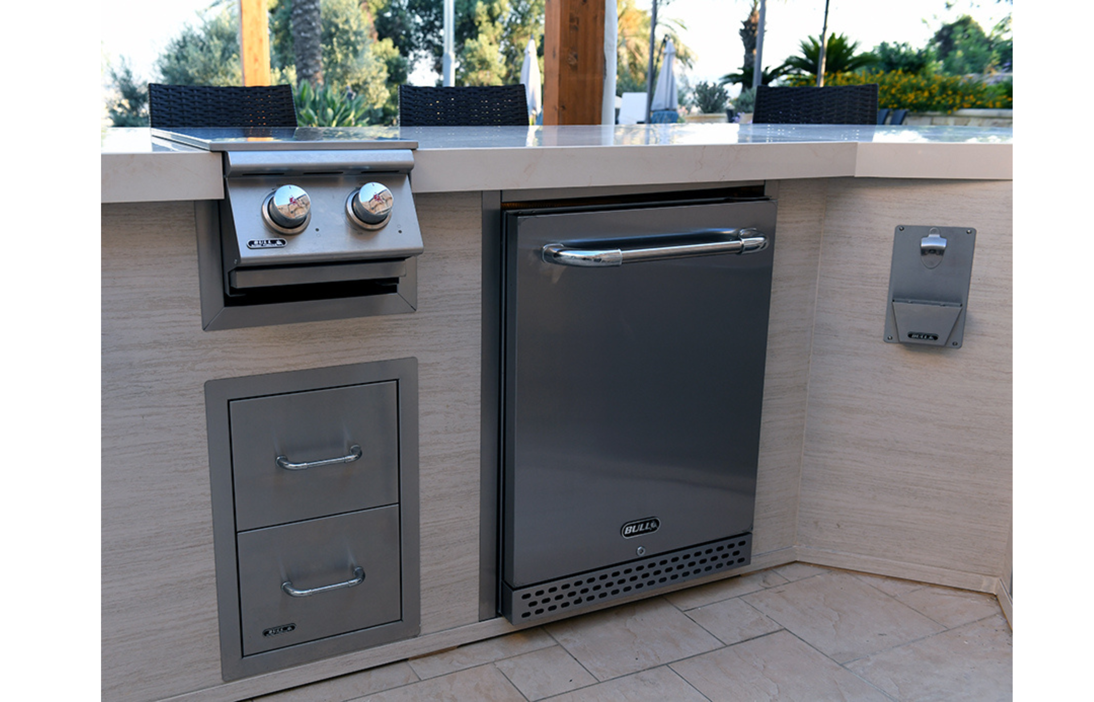 Slide-In Double Side Burner Finishing Frame - Image 2