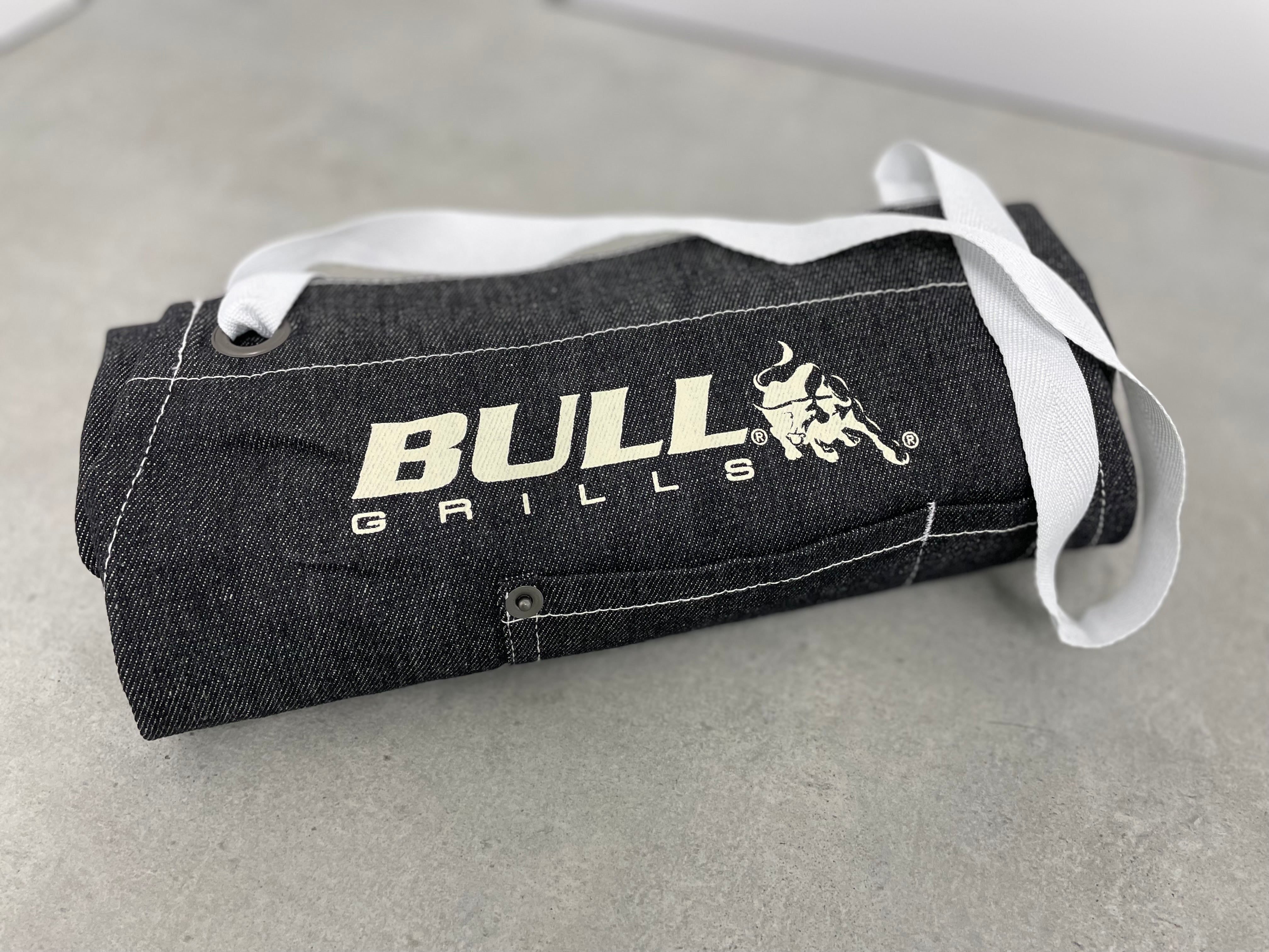 Bull BBQ Black Denim Apron - Image 1