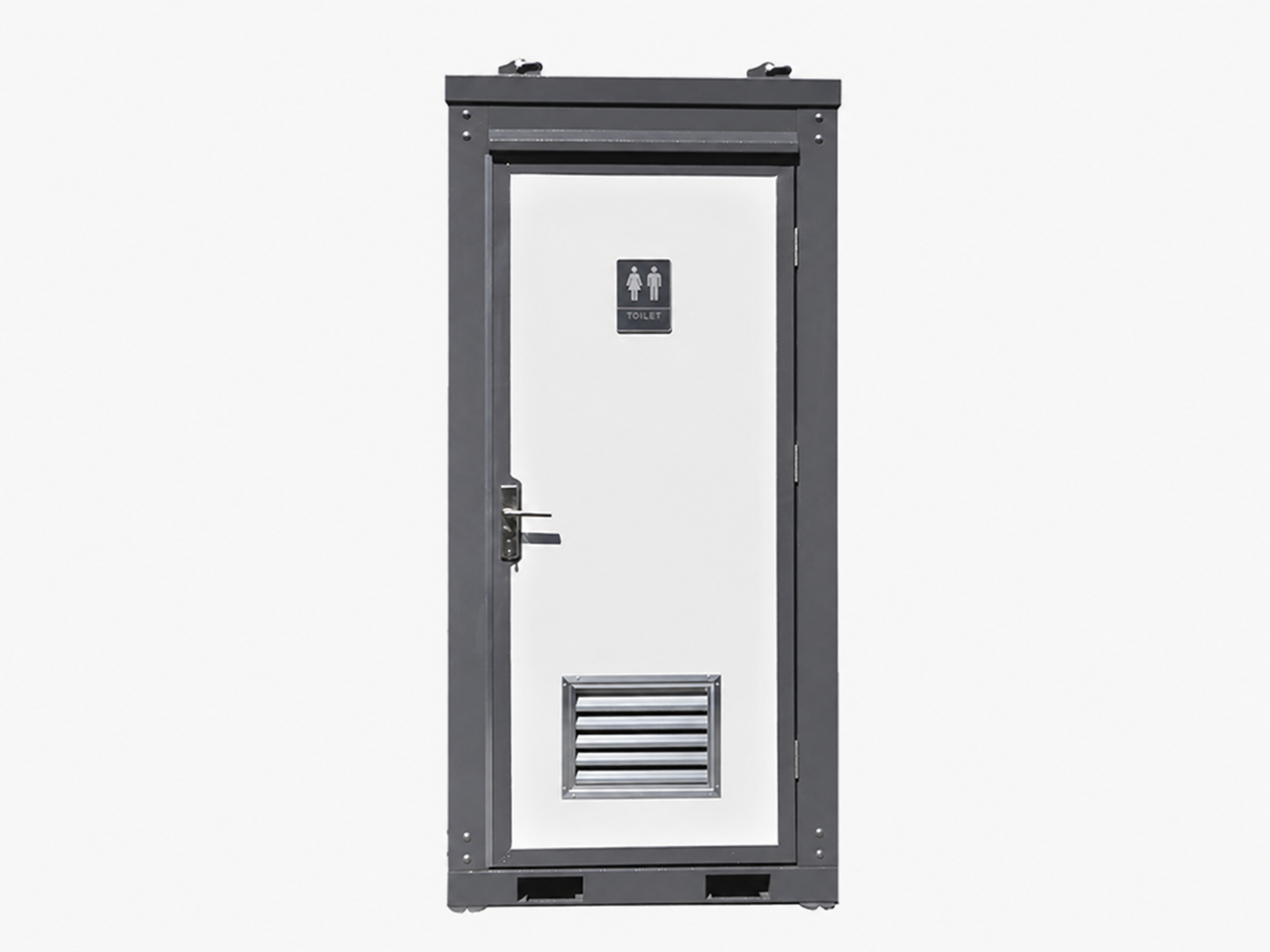 Single Toilet Unit – Front View