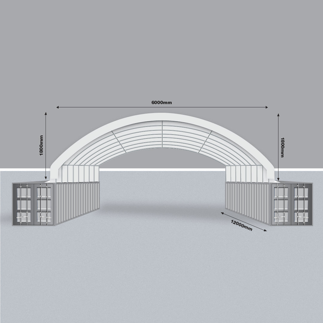 Container Shelter 40ft x 20ft