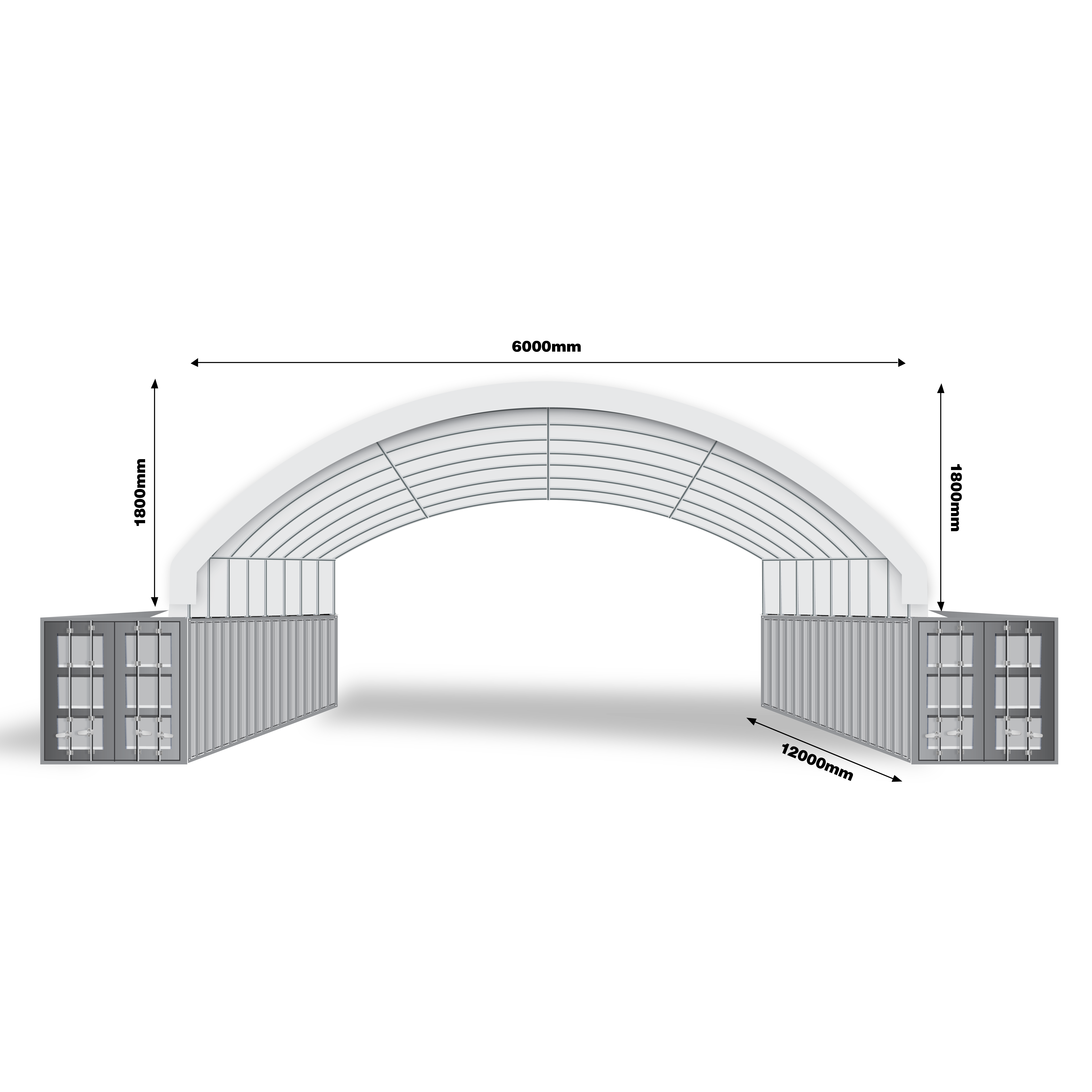 Container Shelter 40ft x 20ft