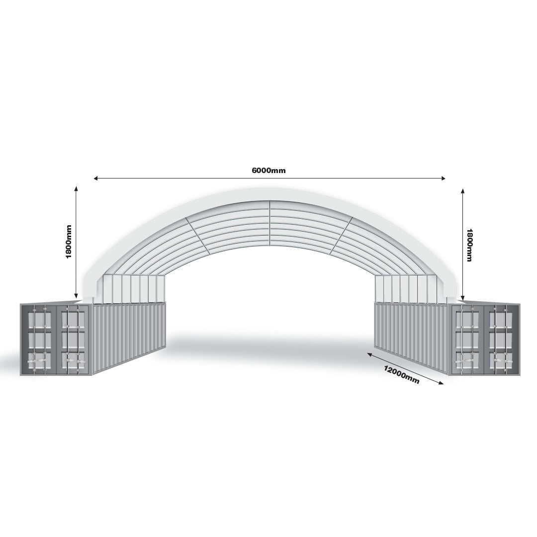 Container Shelter 40ft x 20ft