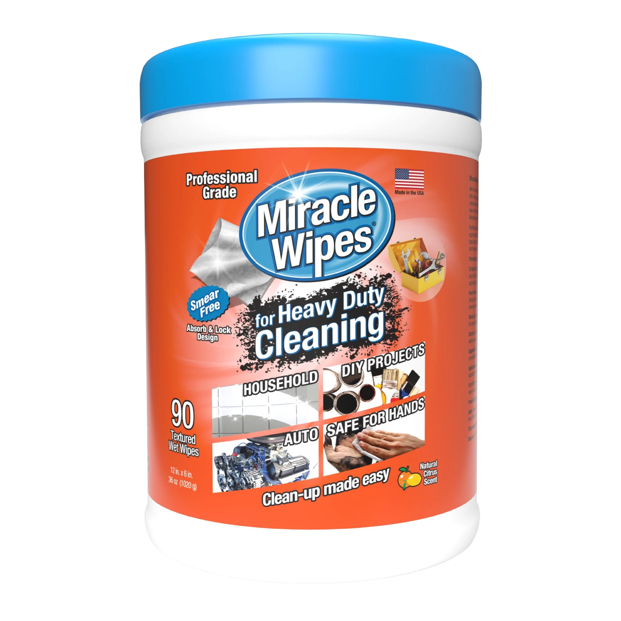 Miracle Wipes Heavy Duty