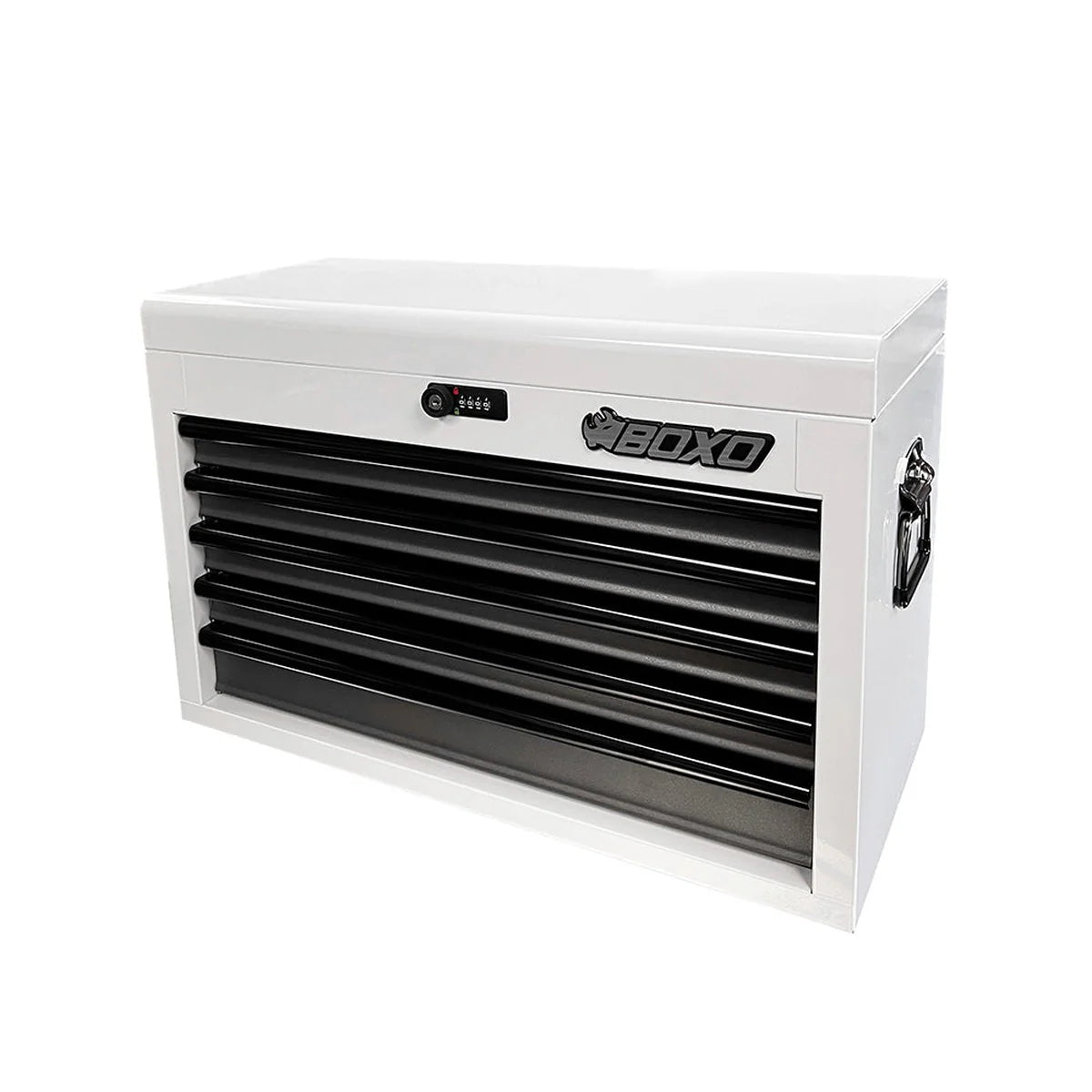 26" 5-Drawer Hand Carry Tool Box - Black, Black