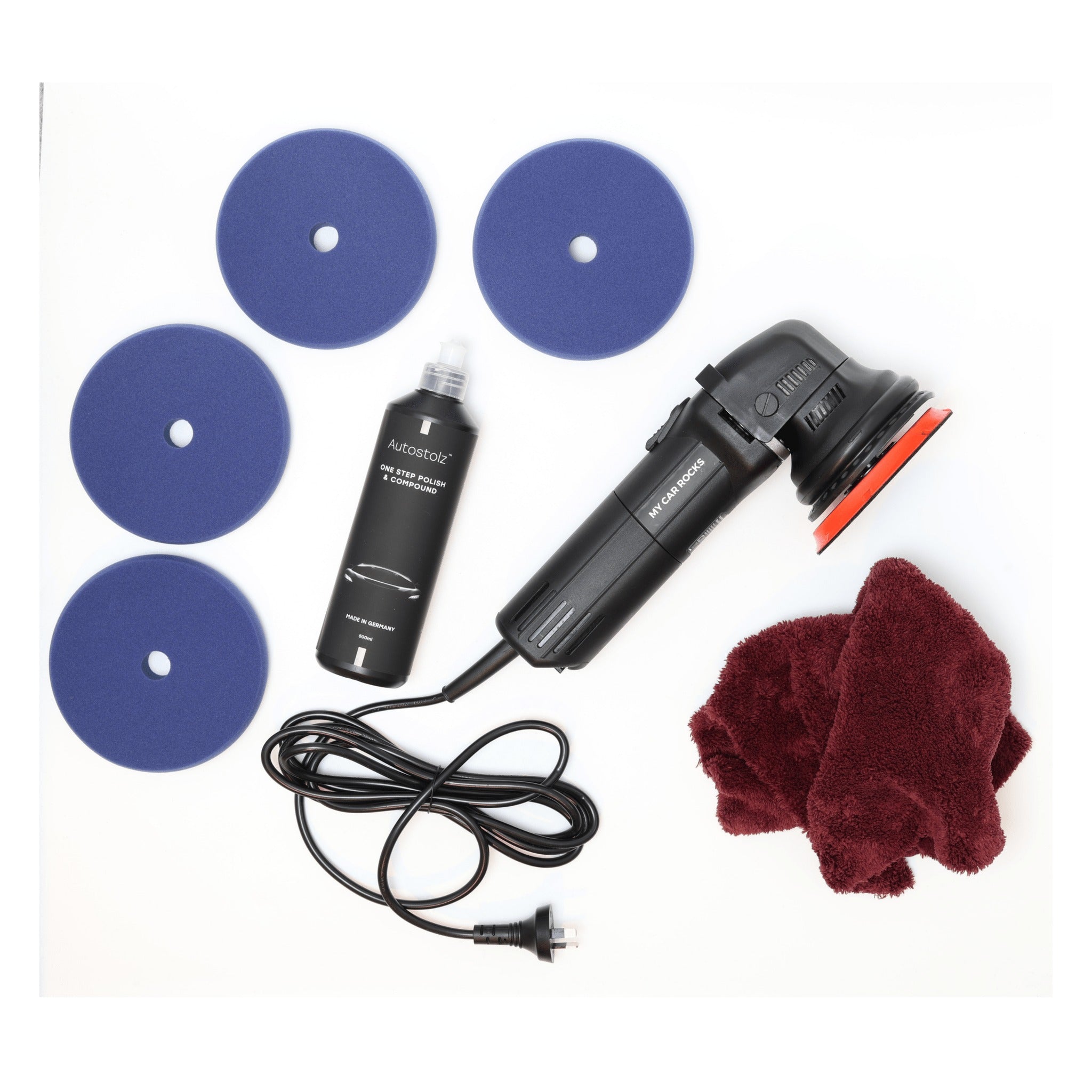 RockCar 12 Paint Correction Kit – Hard Paint