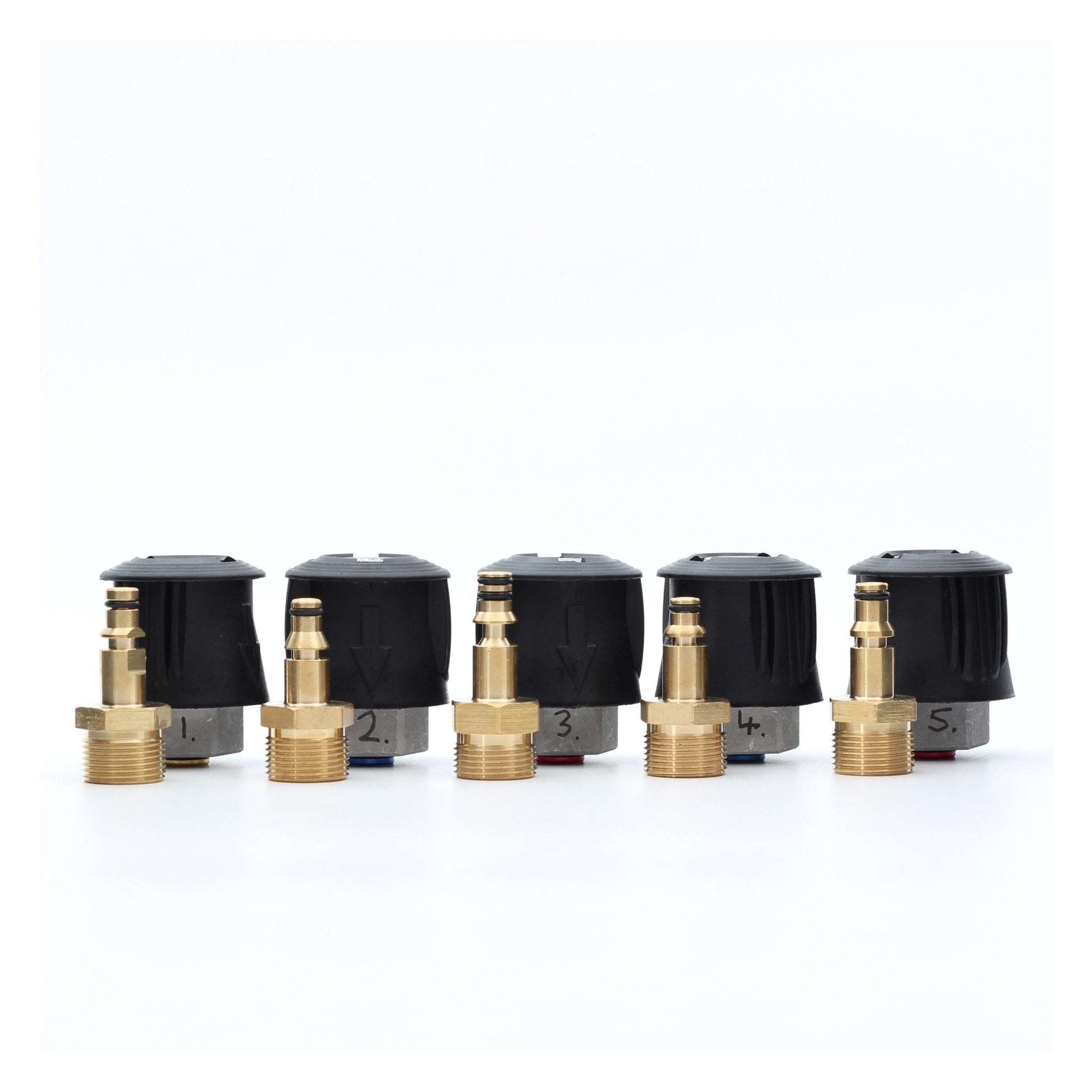 RockCar Male Pressure Washer Adapter Trial Pack – 5 Piece