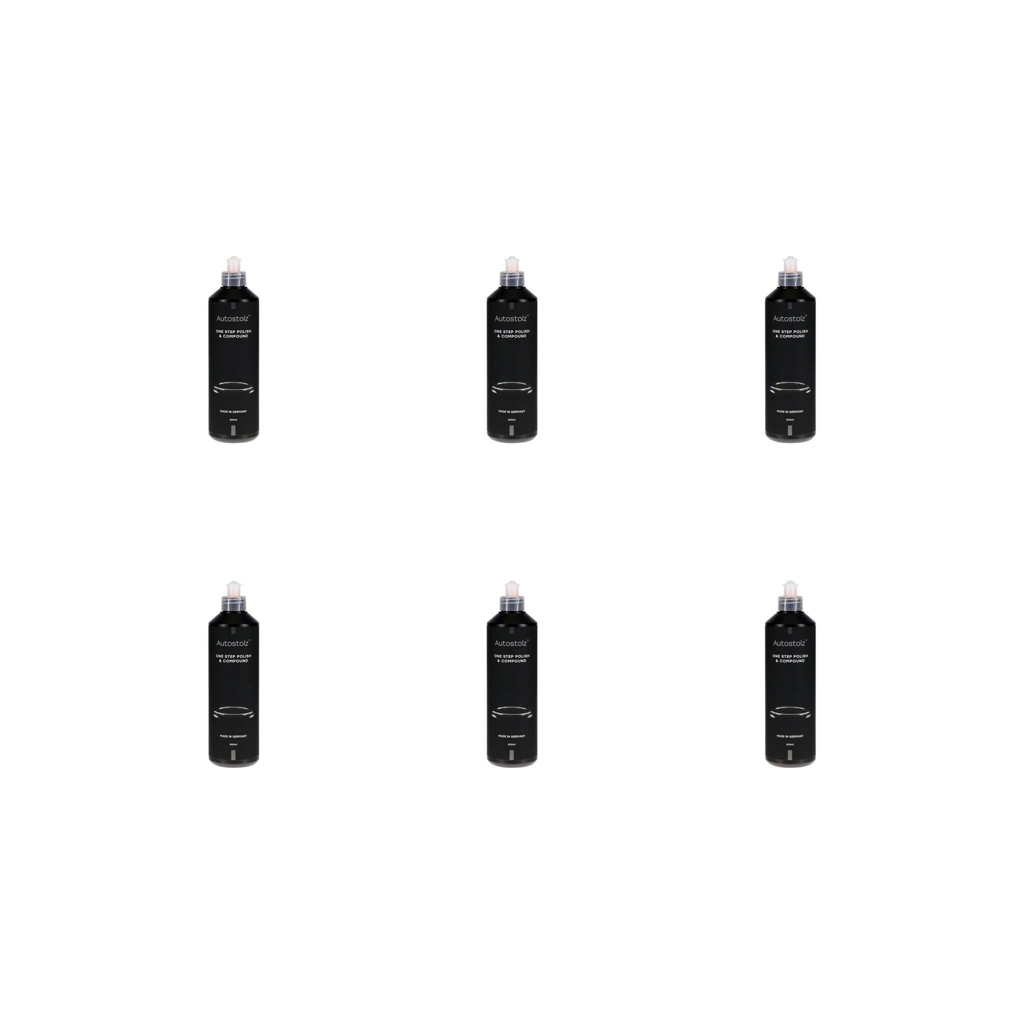 Autostolz One-Step Polish & Compound 500ml, 6 Pack