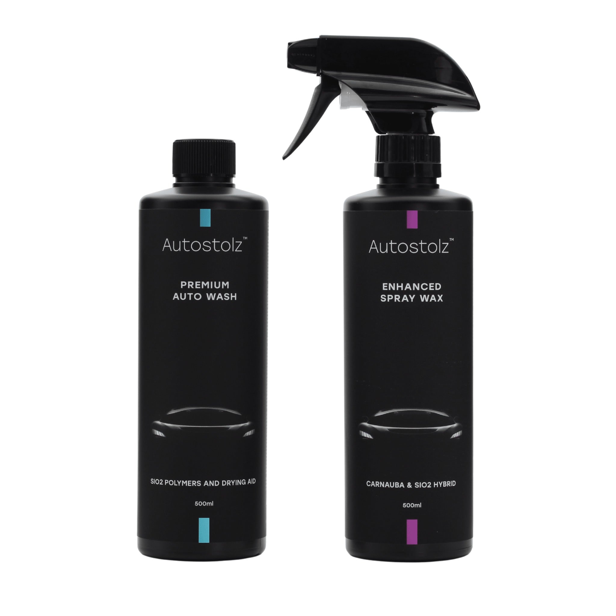 Autostolz Easy Shine SiO2 Wash & Ceramic Wax Duo, 2 x 500ml