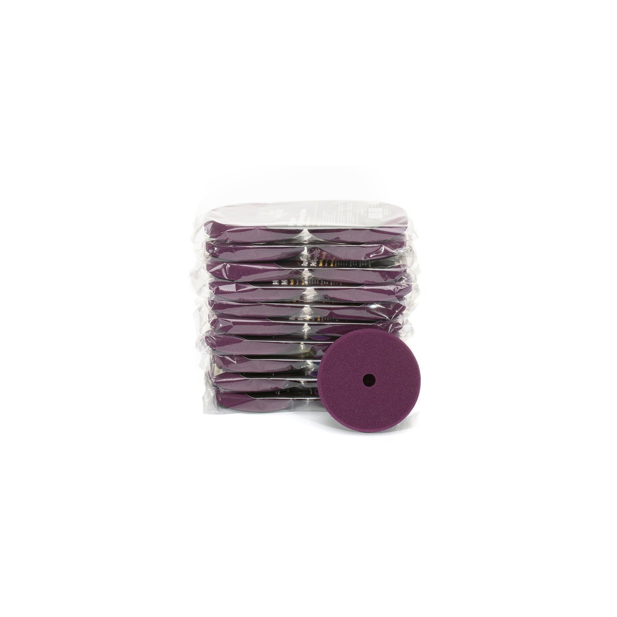 Autostolz Purple Medium Polishing Pad 145 x 25mm, 20 Pack