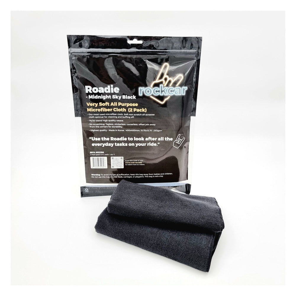 RockCar Roadie Dual-Weave Cloth, Midnight Sky, 2 Pack