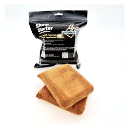 RockCar Show Starter Applicator, Natural Brown, 2 Pack