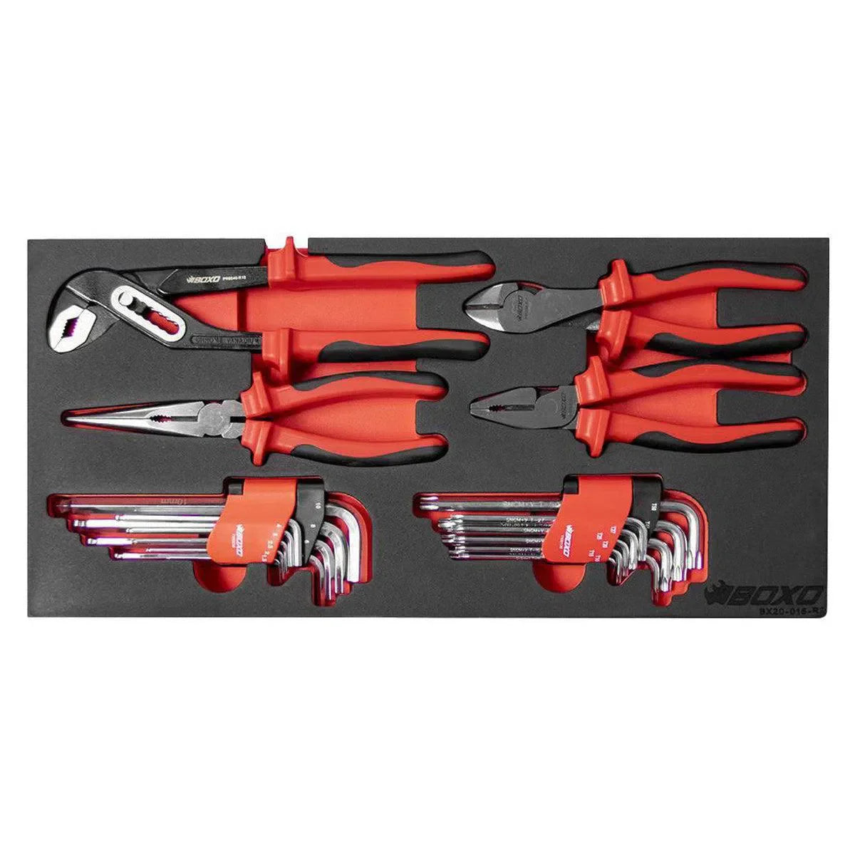 133-Piece, 6 and 12-Point, Metric Tool Set for 3-Drawer Hand Carry Box