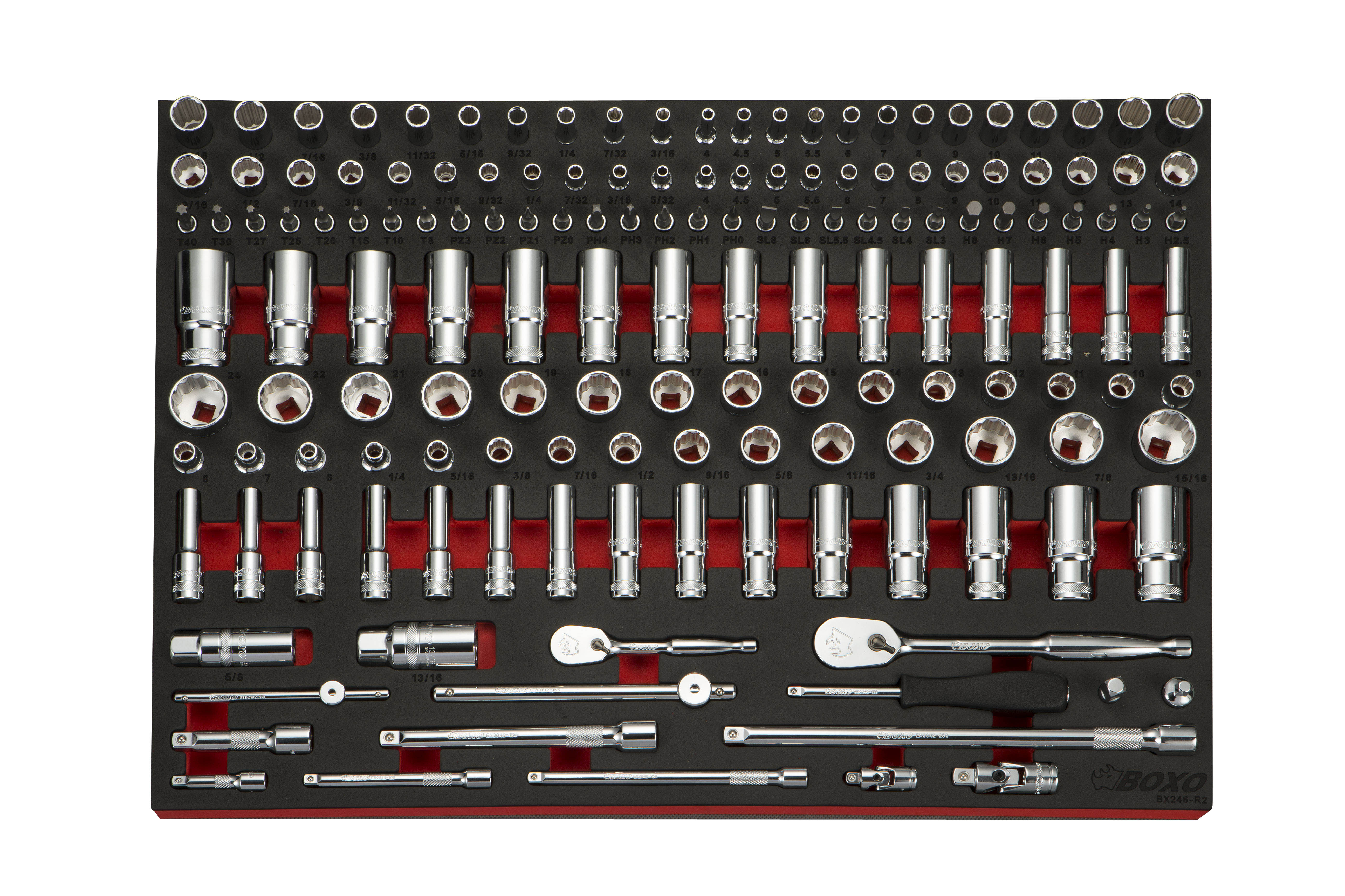 217 Piece Master Tool Set | Metric + SAE