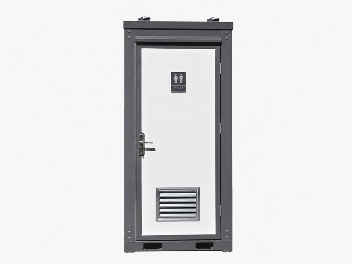 Single Toilet Unit – Front View