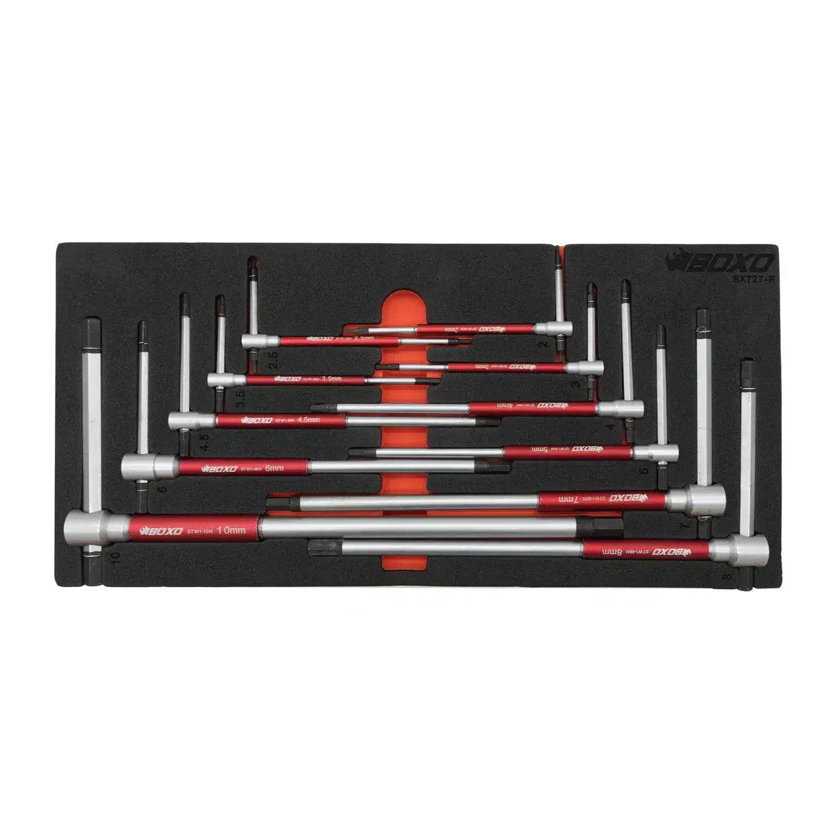 11-Piece 3-Way Metric Socket T-Handle Wrench Set | 1/3rd EVA Foam