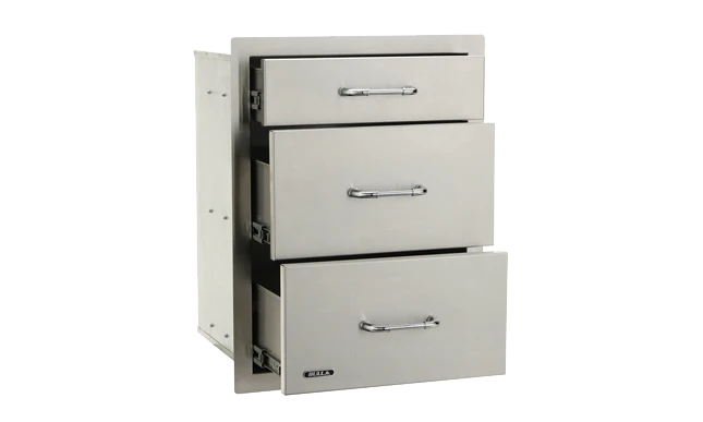 Stainless Steel Triple Drawer System - Bull BBQ NZ - Image 6