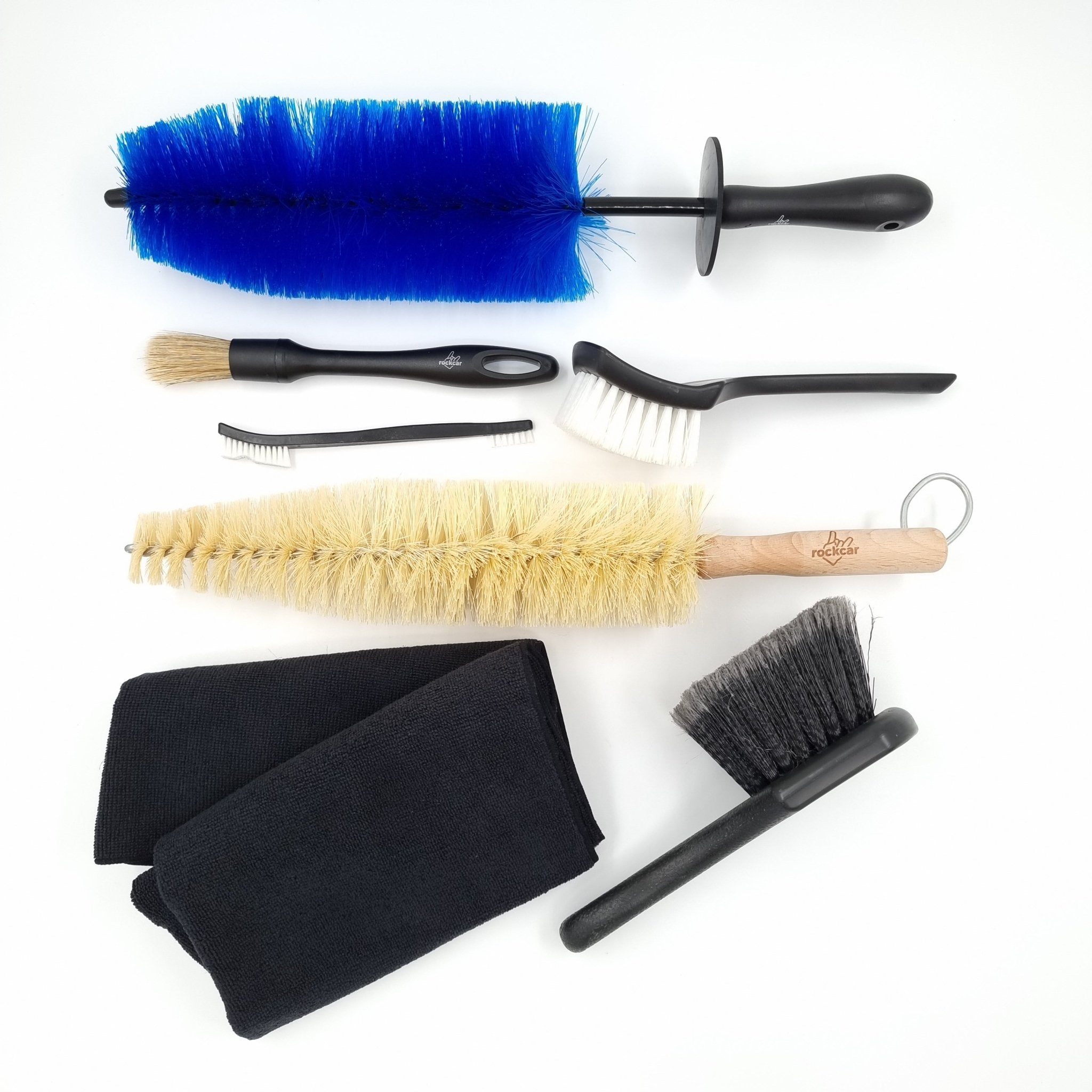 RockCar Complete Car Wheel & Tyre Brush Kit