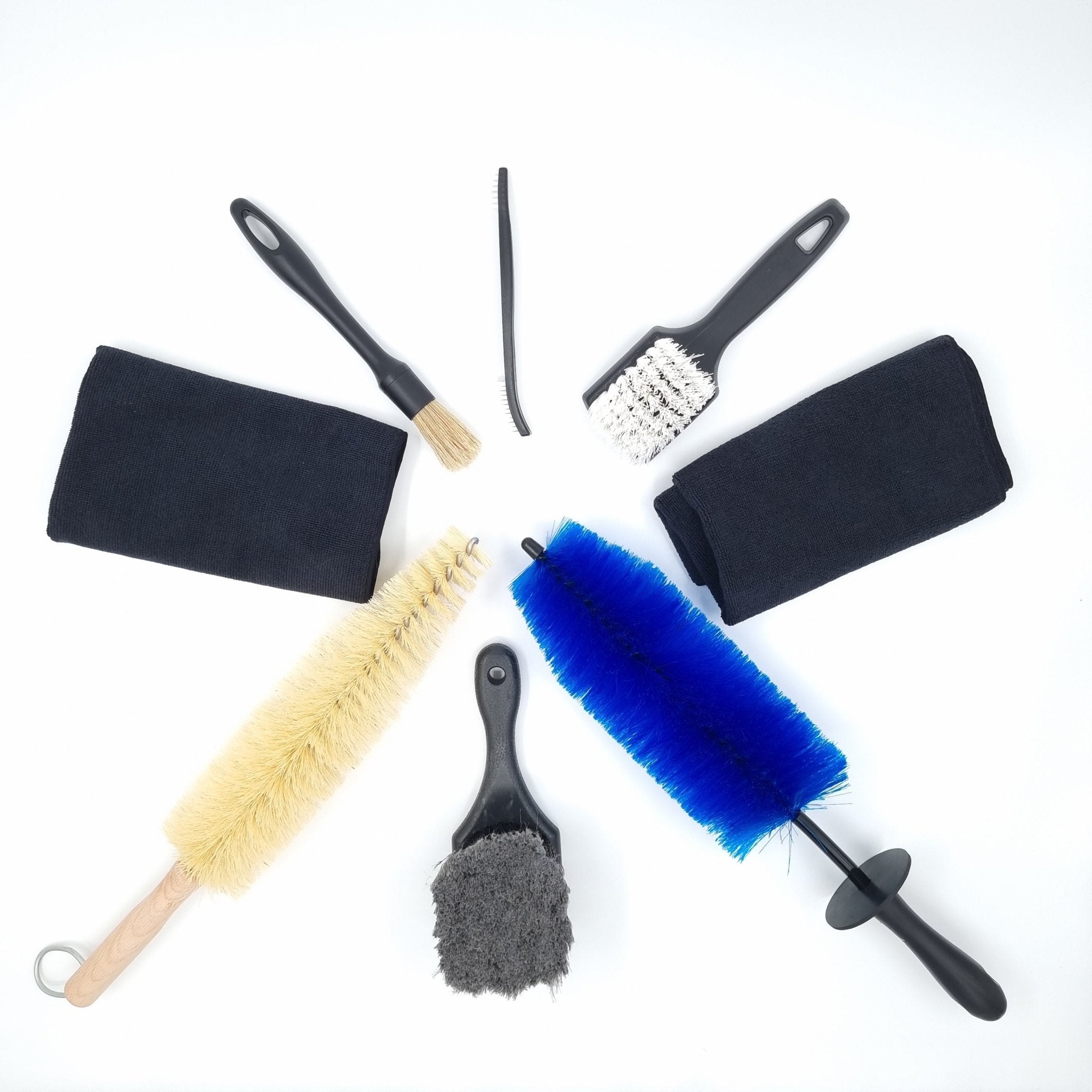 RockCar Complete Car Wheel & Tyre Brush Kit
