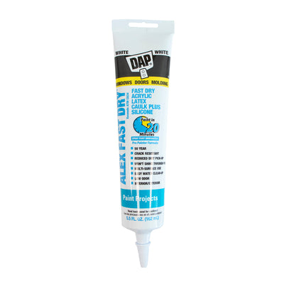DAP Alex Fast Dry Acrylic Latex Caulk Plus Silicone
